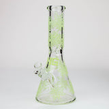 High-End Brands Glass Glass Bong NG-13 inch 7mm Glow-In-The-Dark Leaves [ST011] NG-13 inch 7mm Glow-In-The-Dark Leaves [ST011]