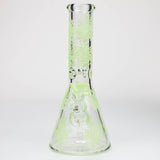 High-End Brands Glass Glass Bong NG-13 inch 7mm Glow-In-The-Dark Leaves [ST011] NG-13 inch 7mm Glow-In-The-Dark Leaves [ST011]