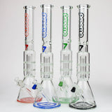 preemo Glass Bong preemo - 19 inch Dome Over Double Disc Perc [P016] preemo - 19 inch Dome Over Double Disc Perc [P016]