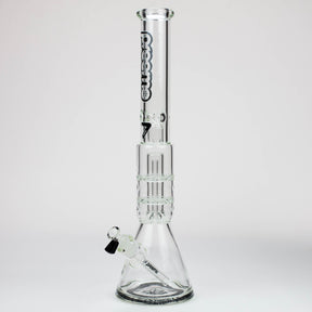 preemo Glass Bong preemo - 19 inch Dome Over Double Disc Perc [P016] preemo - 19 inch Dome Over Double Disc Perc [P016]