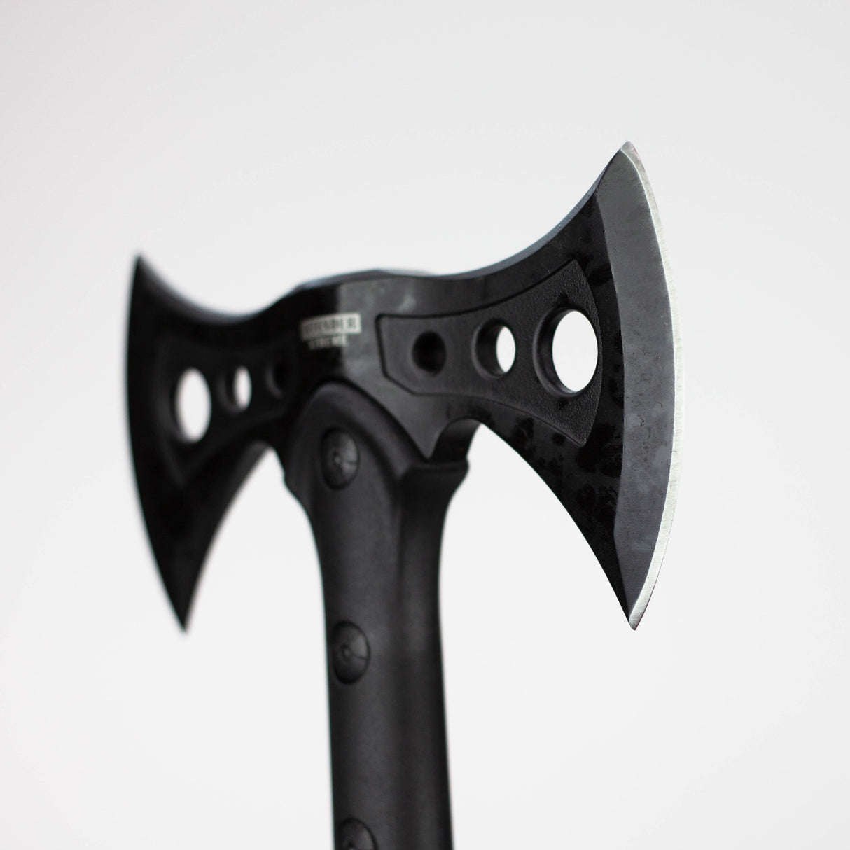 15.5" All  Black Tactical Axe Double Blade Head [13463]