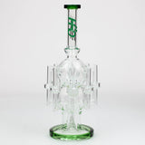 13.5" H2O Glass water recycle bong [H2O-17]