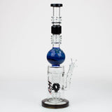 15" H2O Gold fumed sphere Glass water bong [H2O-23]