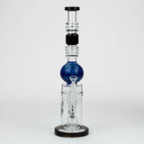 15" H2O Gold fumed sphere Glass water bong [H2O-23]