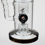 15" H2O Gold fumed sphere Glass water bong [H2O-23]