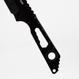 8" Three Piece  Hunt Down Black Throwing Knife Set With Fish Hook  [9569]
