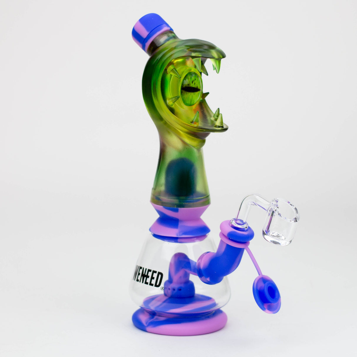 WENEED®- 9'' Leak Proof Monster Eyes Silicone Rig