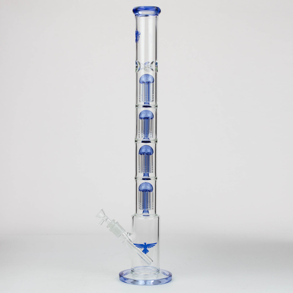Xtreme 26" 7 mm Glass Bong with Quad Percolators
