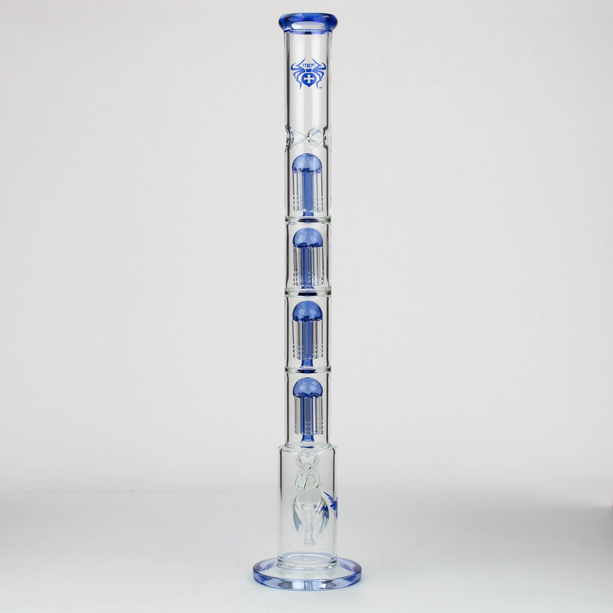 Xtreme 26" 7 mm Glass Bong with Quad Percolators
