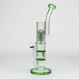 16" tree arm percolator and honeycomb diffuser glass bong [B8]