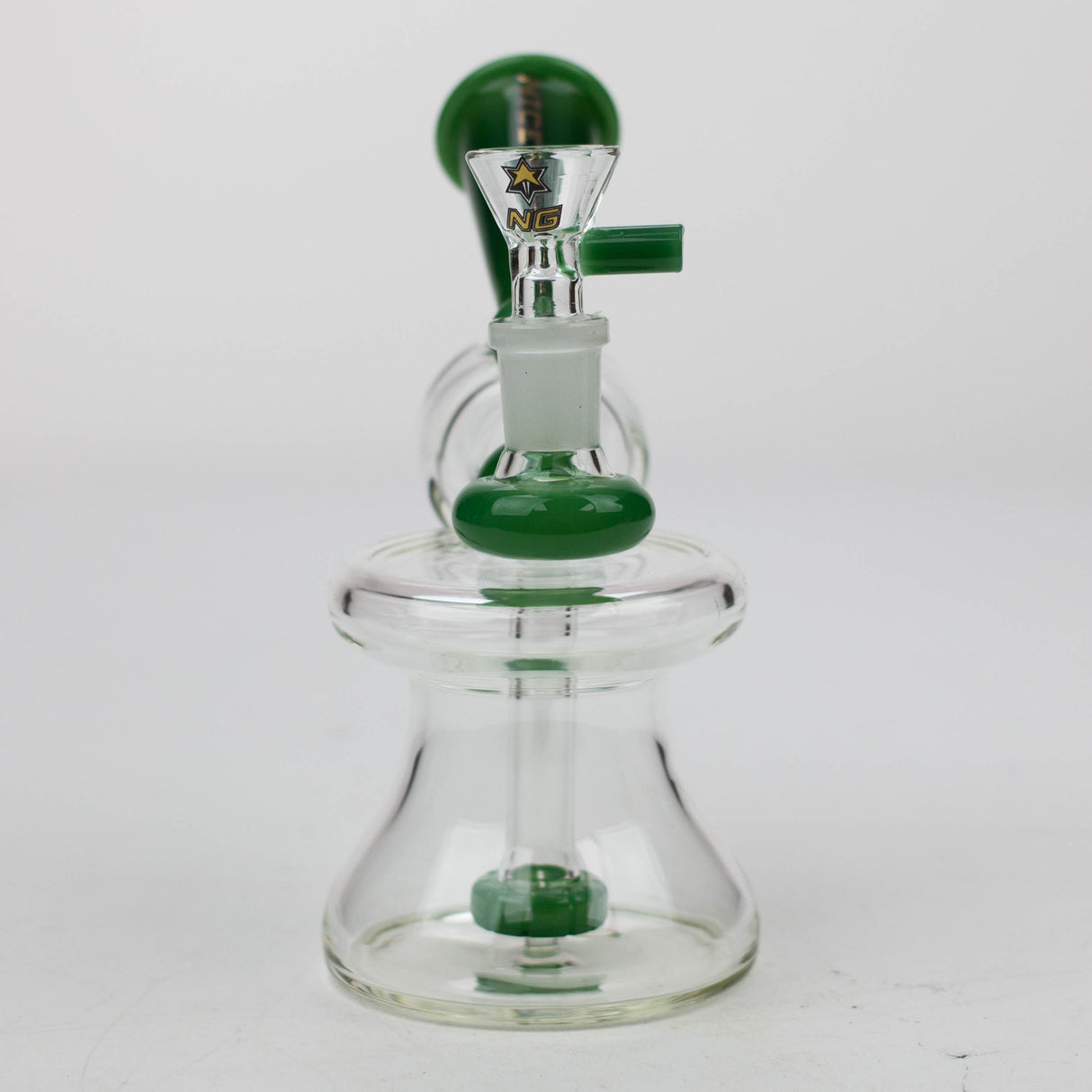 NG 6.5" Megaphone Showerhead Glass Bubbler