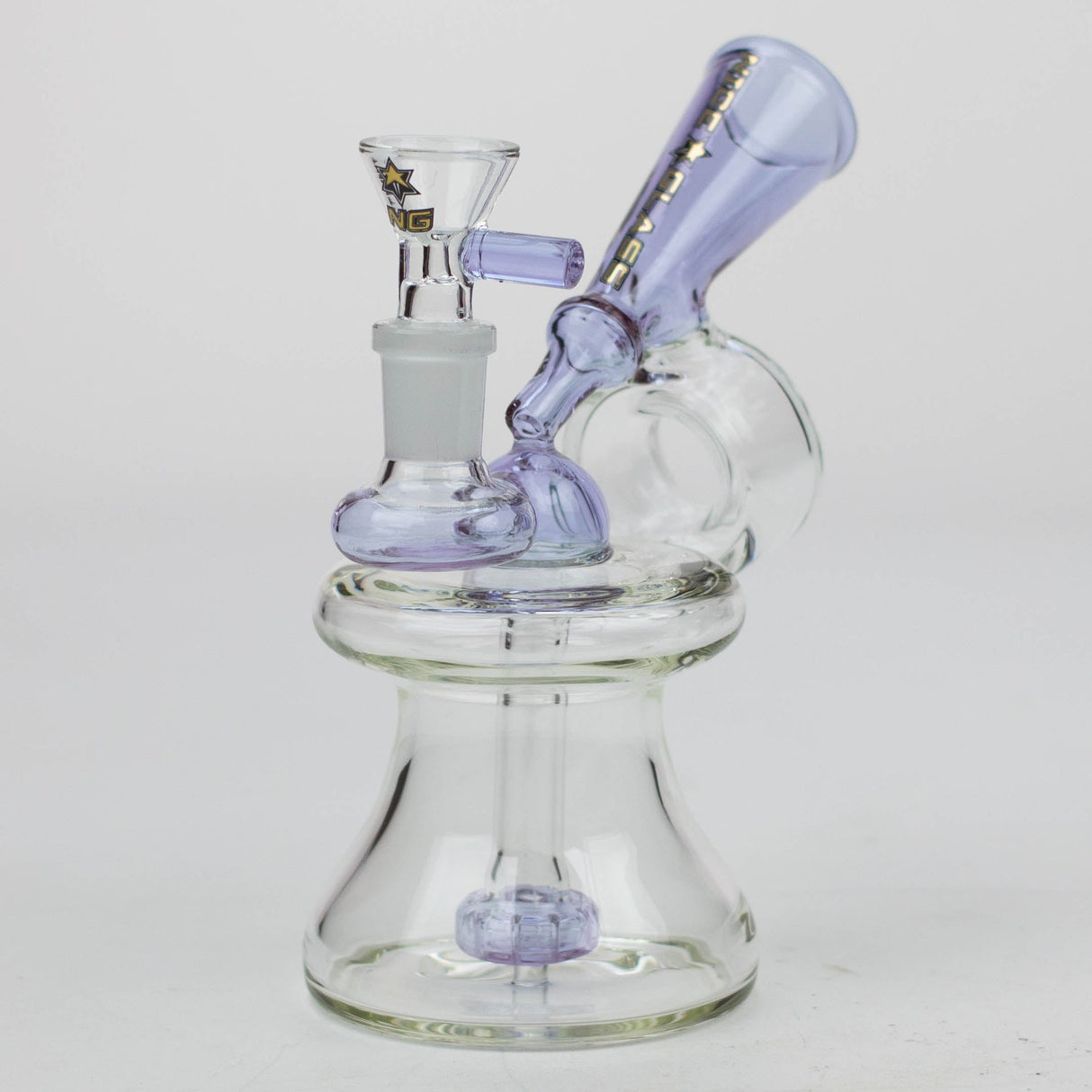 NG 6.5" Megaphone Showerhead Glass Bubbler