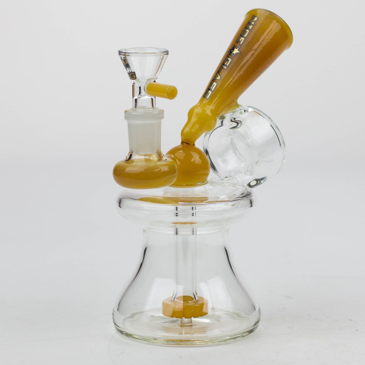 NG 6.5" Megaphone Showerhead Glass Bubbler
