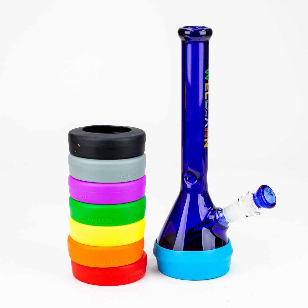 Light-Up Silicone Base Protector for Bongs & Rigs
