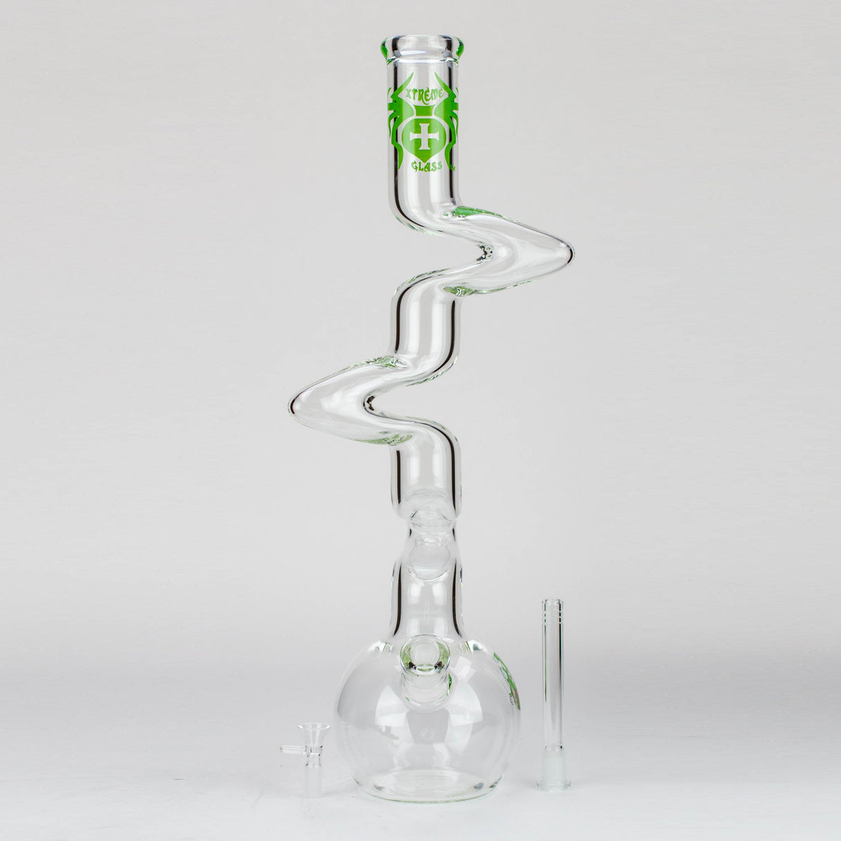 21" Xtream Zig-zag 7 mm glass water bong [XTR-Z015]
