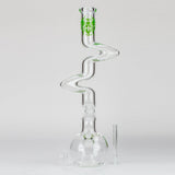 21" Xtream Zig-zag 7 mm glass water bong [XTR-Z015]