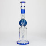 H2O | 15" Gold fumed sphere Glass water bong [H2O-5017]