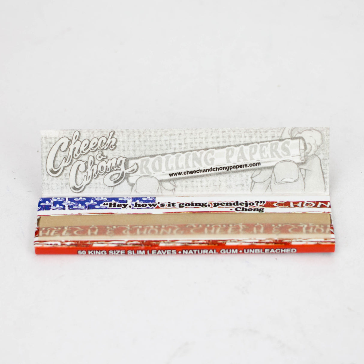 Cheech and Chong Unbleached Papers - King - 50 packs