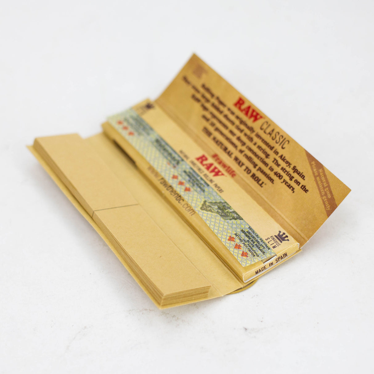RAW Classic Connoisseur King Rolling Paper w/Tips [CP1133] - 24 packs