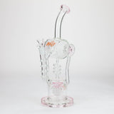 H2O | 14" glass water bong [H2O-5022]