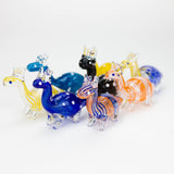 Standing Deer 3.5" Glass Hand Pipe