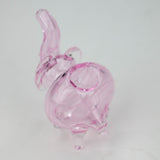 5" Standing elephant color glass hand pipe
