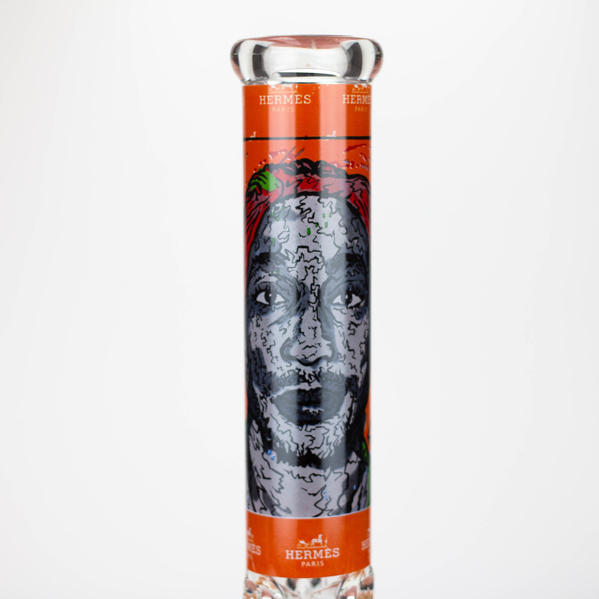 15.5" 9 mm Graphic Glass Water Bong