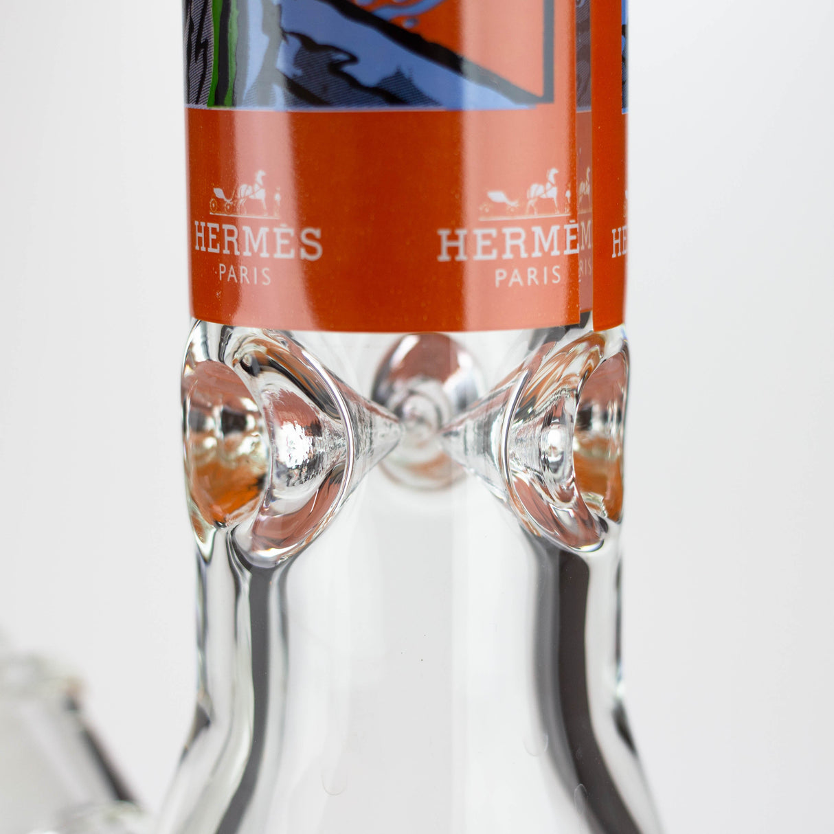 15.5" 9 mm Graphic Glass Water Bong