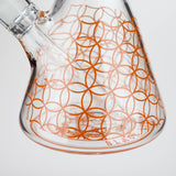 15.5" 9 mm Graphic Glass Water Bong