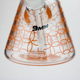 15.5" 9 mm Graphic Glass Water Bong