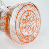 15.5" 9 mm Graphic Glass Water Bong