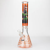 15.5" 9 mm Graphic Glass Water Bong