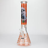 15.5" 9 mm Graphic Glass Water Bong