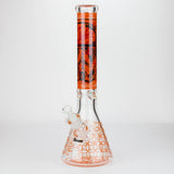 15.5" 9 mm Graphic Glass Water Bong