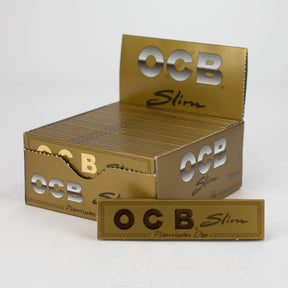 ONE King Size OCB Premium King Slim Rolling Papers with Tips - 50 Pack OCB Premium King Slim Papers with Tips - 50 Pack