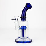 8.5" 8-Arm Perc Glass Bubbler