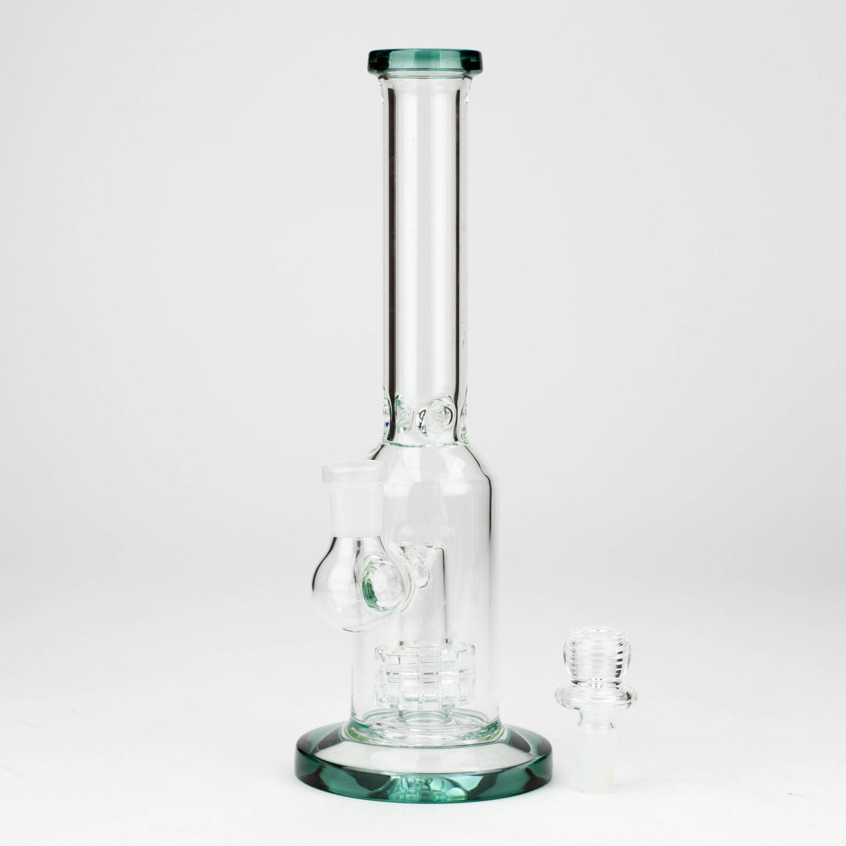 9.5" Showerhead Stemless Glass Bong 2-Pack
