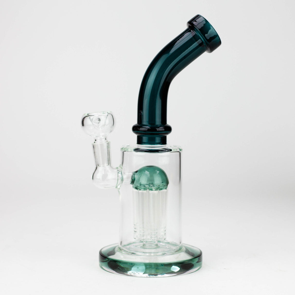 9.5" 8-Arm Tree Perc Bent Neck Glass Bong 2-Pack