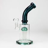 9.5" 8-Arm Tree Perc Bent Neck Glass Bong 2-Pack