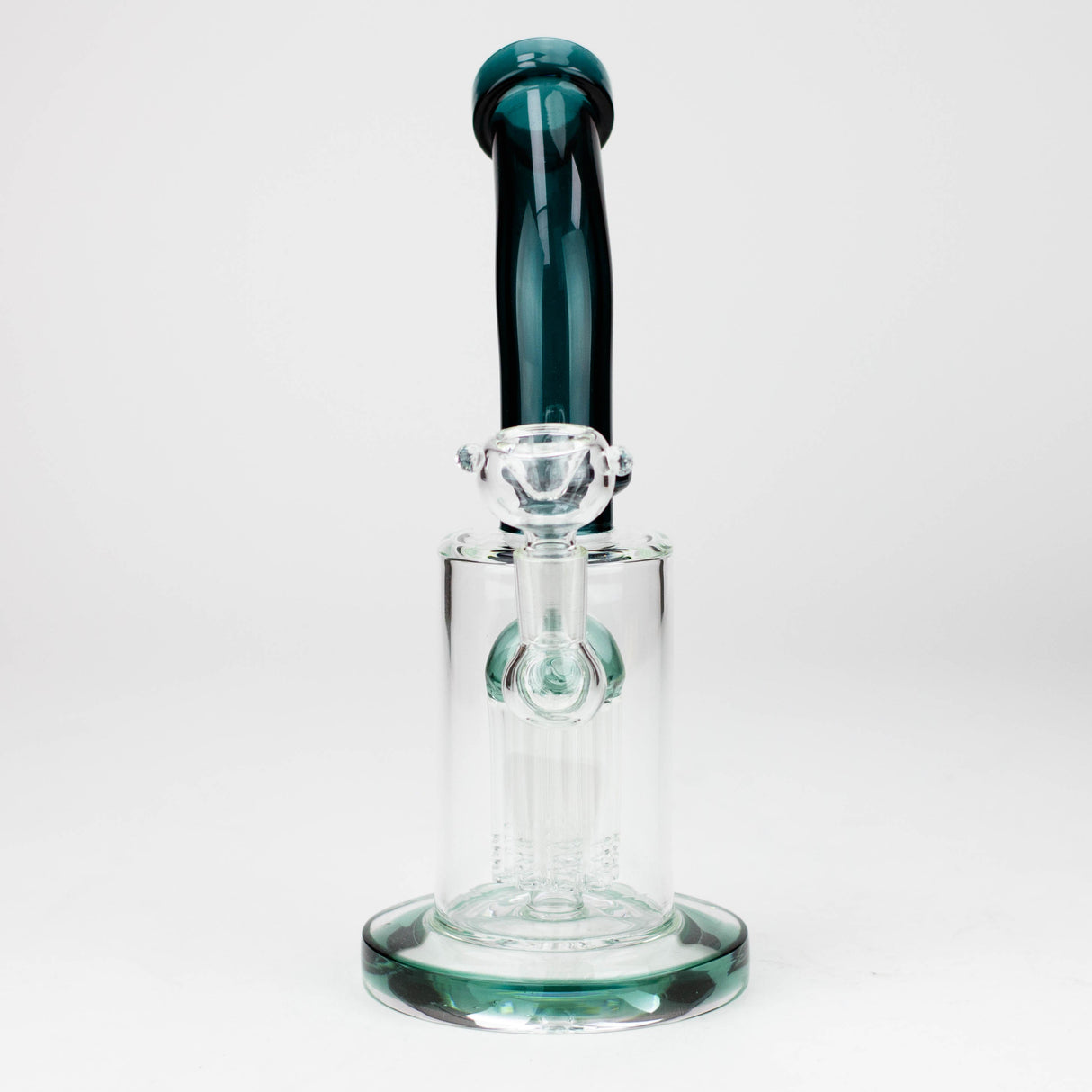 9.5" 8-Arm Tree Perc Bent Neck Glass Bong 2-Pack