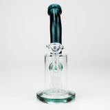 9.5" 8-Arm Tree Perc Bent Neck Glass Bong 2-Pack