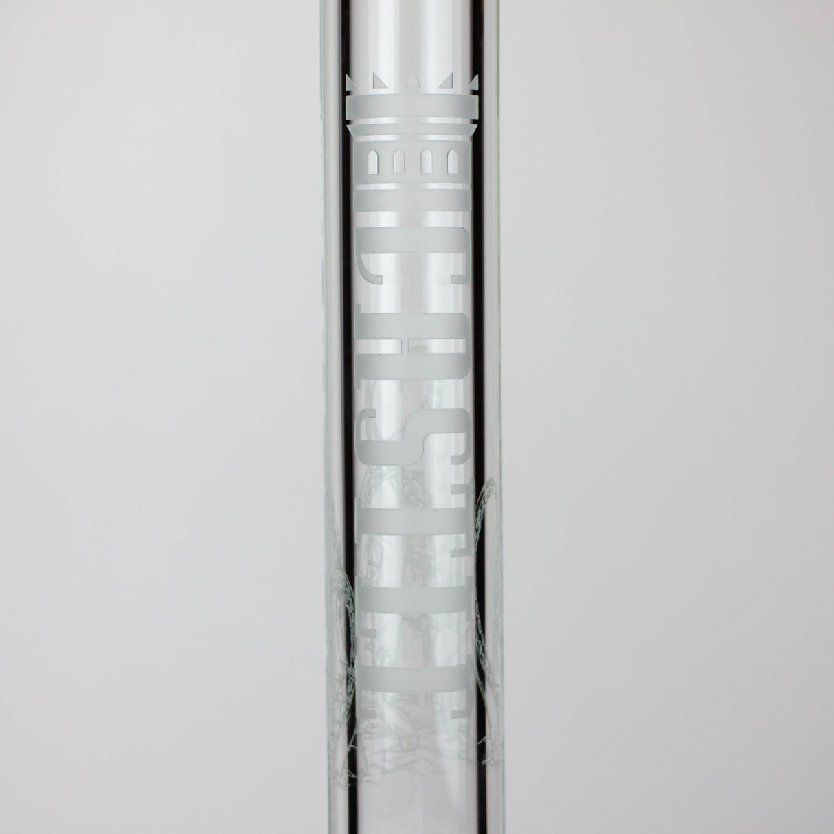 Castle Glassworks | 18" laser etched Tube Beaker Bong