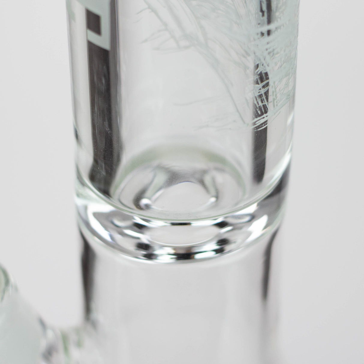 Castle Glassworks | 18" laser etched Tube Beaker Bong
