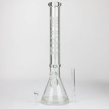 Castle Glassworks | 18" laser etched Tube Beaker Bong