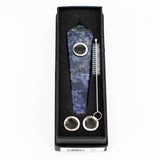Acid Secs | Blue Dot Stone Crystal Pipe with Choke