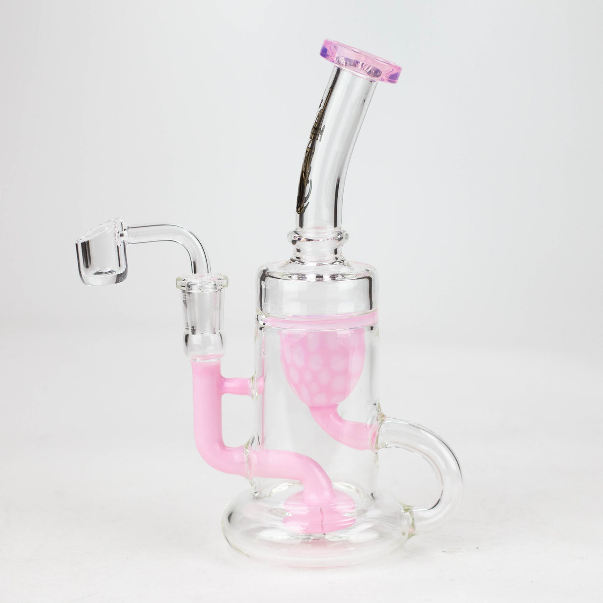Genie 9" Stemless Recycler Bubbler with Banger