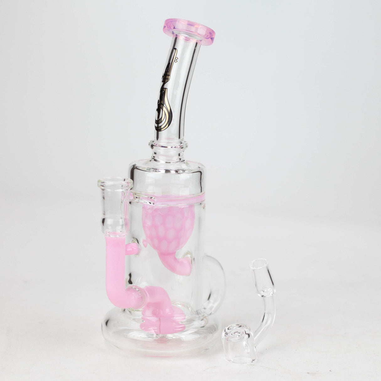 Genie 9" Stemless Recycler Bubbler with Banger