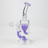 Genie 9" Stemless Recycler Bubbler with Banger