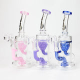 Genie 9" Stemless Recycler Bubbler with Banger