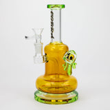 Cobra 8.5" Amber Green Monster Eye Stemless Bong
